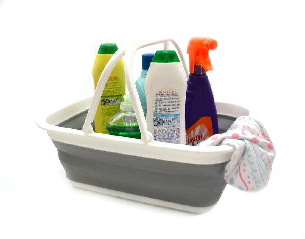 Yeto Collapsible Sink 2 Pack Outdoor Camping Picnic Basket 8L/2Gal Lightweight Portable Foldable Dish Washing Basin/Bucket With