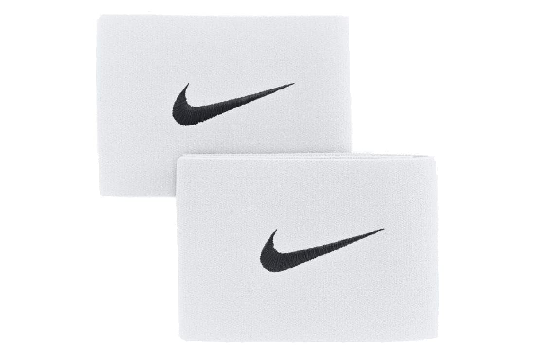 Nike Unisex'S Guard Stay Ii Football Straps, White/Black, One Size