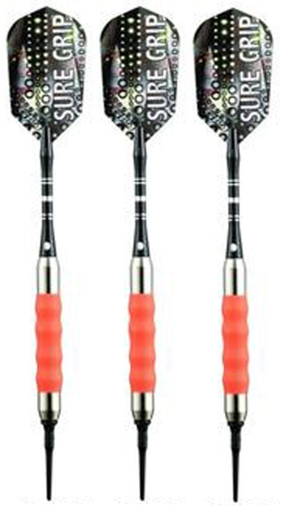 Viper Sure Grip Soft Tip Darts With Accessory Kit (Neon Orange, 16 Grams)