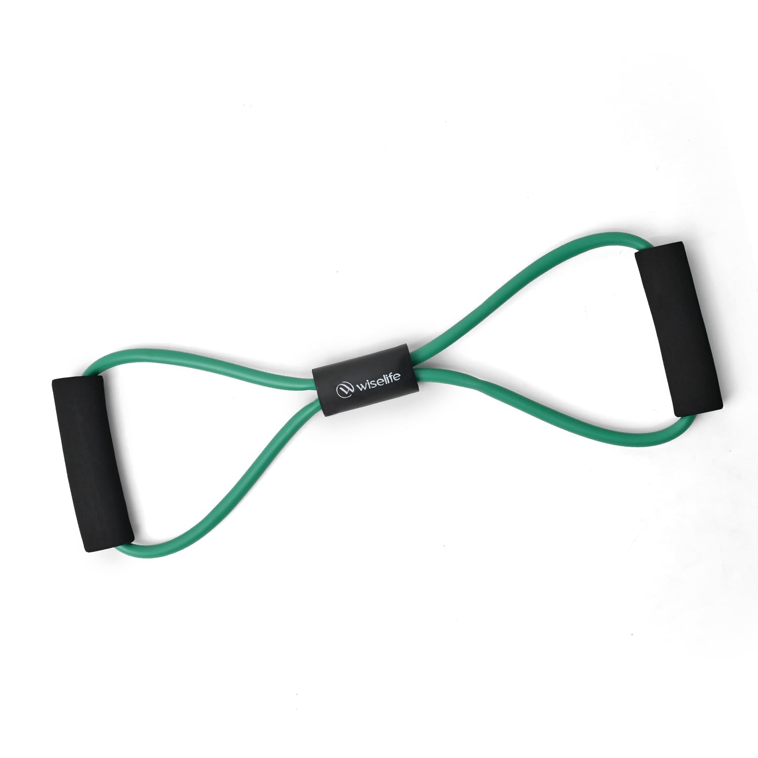 Wiselife Plastic Ultra Toner 8 Shape Resistance Band With Padded Handles Great For Stretch,Exercise,Fitness Training,Yoga,Resist