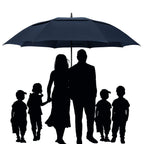 G4Free 72 Inch Huge Large Oversize Golf Umbrella Automatic Open Double Canopy Vented Windproof Stick Umbrellas, 6 Ft Heavy Duty