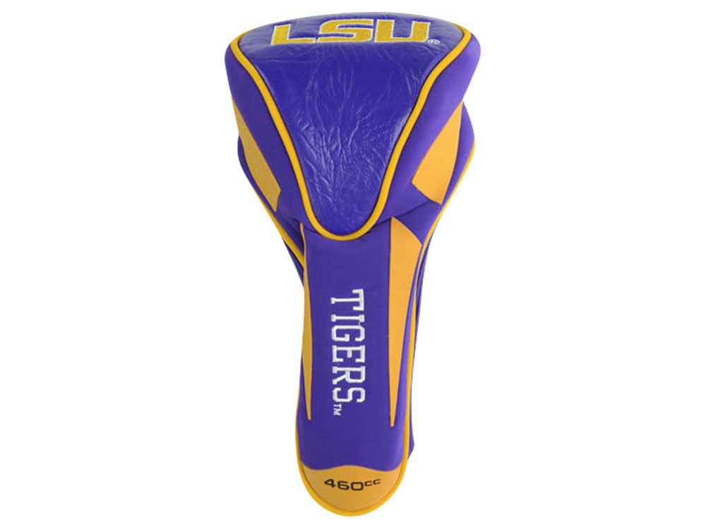 Team Golf Ncaa Lsu Tigers Single Apex Driver Head Cover Golf Club Single Apex Driver Headcover, Fits All Oversized Clubs, Truly