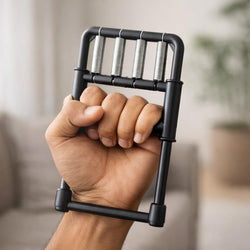 Dealoma Adjustable Hand Grip Strengthener | Forearm & Finger Workout Trainer | Heavy Duty Metal Spring Grip Exerciser | NonSlip