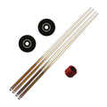 Game Room Guys Billiard Pool Maple Cue Kit - 4 Sticks 18-21 Oz, 2 Spots, 1 Shaper