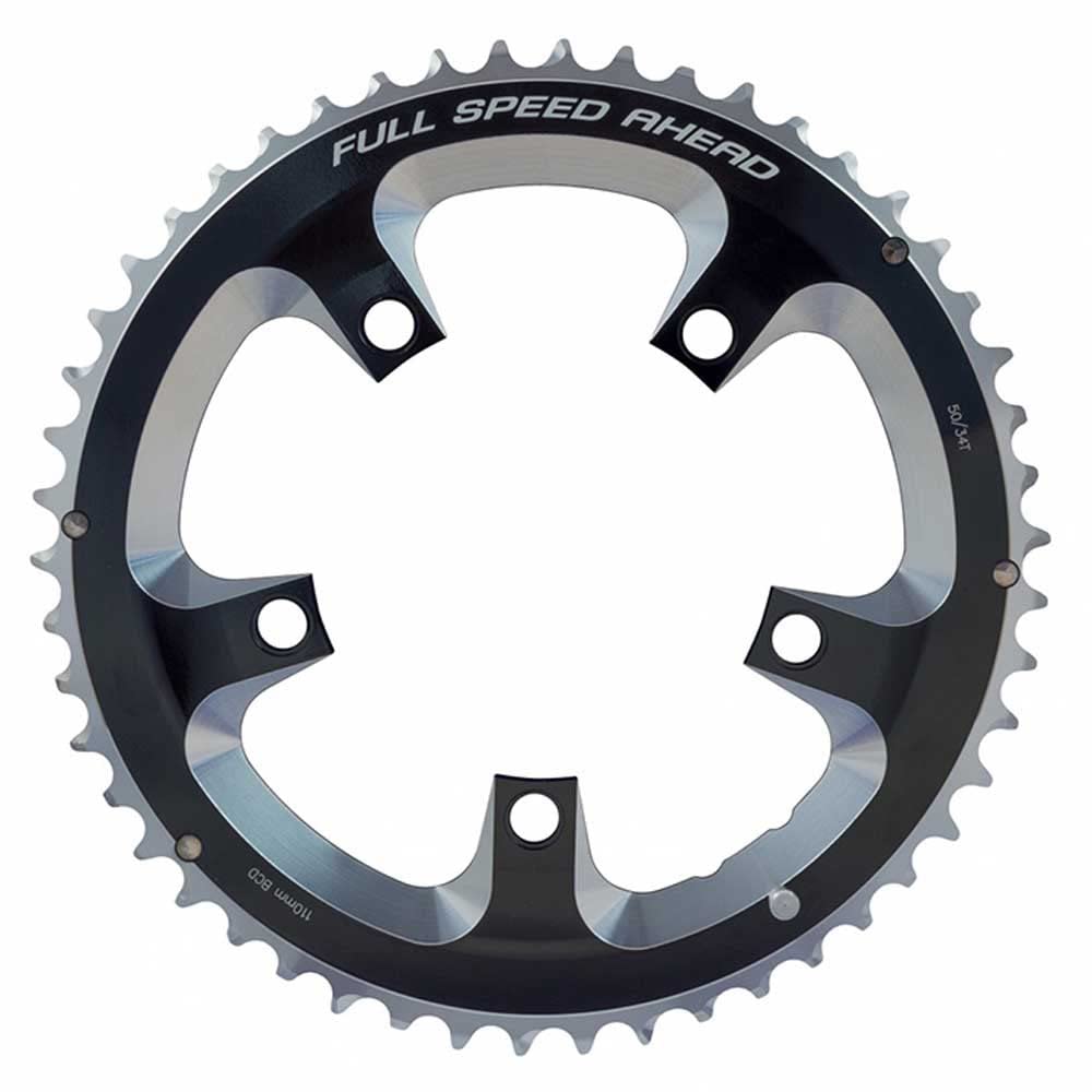 Fsa Unisex'S Super Road N10/11 110Bcd Chainring-Grey, 110 X 50T