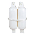 SEACHOICE Twin Eye Ribbed Fender Kit 6-1/2 x 23 79271 White