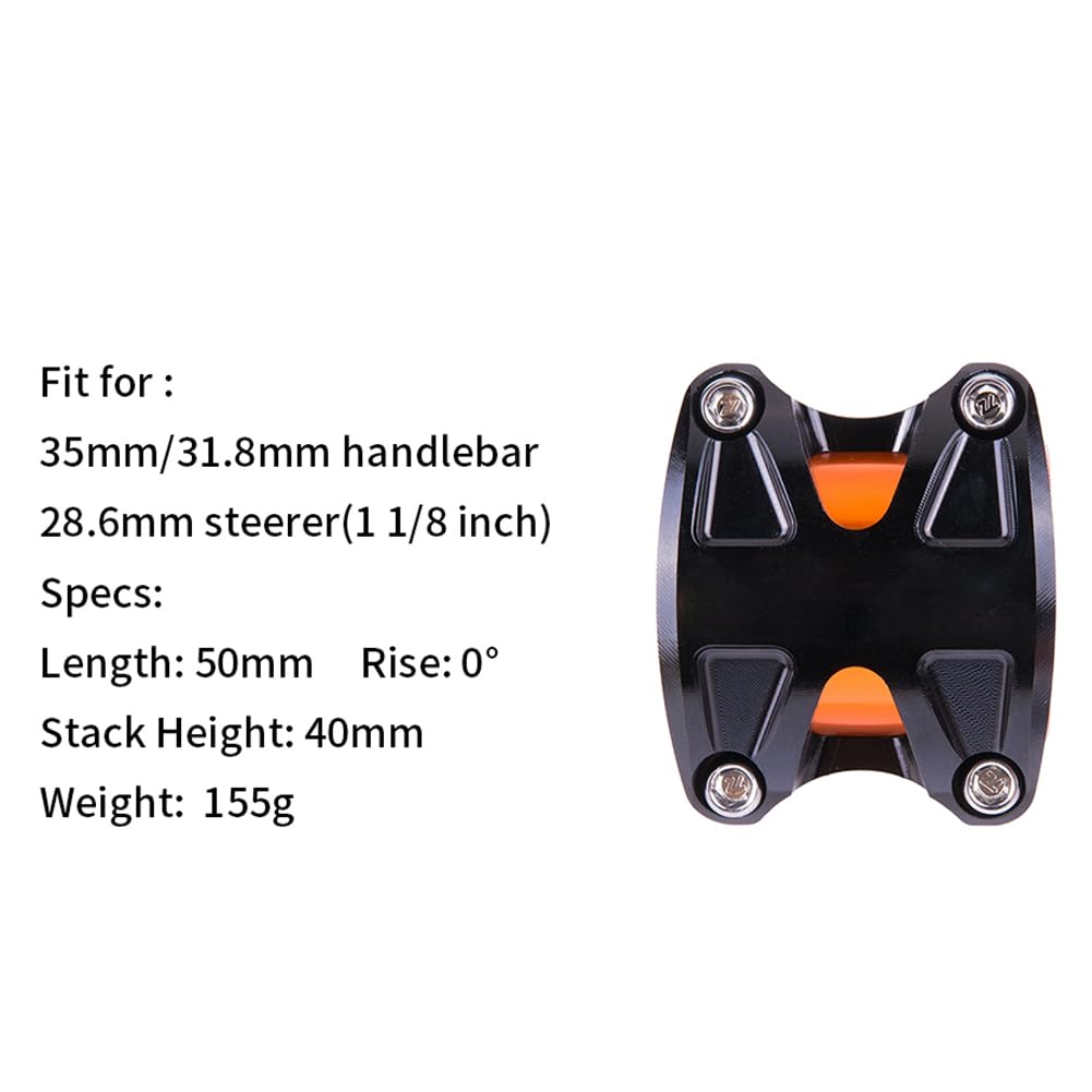 Gaderth 31.8 Mm /35Mm Bike Stems Aluminum Alloy Mountain Bike Short Handlebar Stem For Road Bike Mtb Bmx Fixie Gear Purple Blue