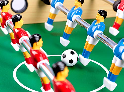 Oumuamua 9Pcs Foosball Table Balls 1.42 Inch Table Soccer Balls For Foosball Tabletop Game Foosball Accessory Replacements Multi