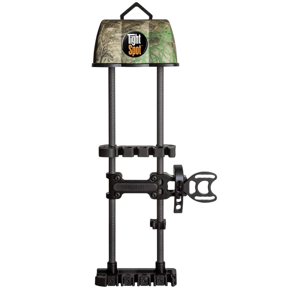 Tightspot Quiver Hunting Shooting Archery Lightweight Compact Rise 5 Arrow Quiver, Realtree Edge, Left Hand