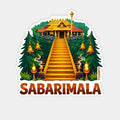 THAMPZ Sabarimala 3D Embossed Flexible Fridge Magnet 0.5mm Decorative with Strong Hold | Refrigerator Magnet for Notes, Photos
