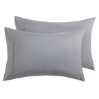 Bedsure Queen Pillowcases Set Of 2 - Silver Grey Pillow Cases Queen Size 2 Pack 20 X 30 Inches, Brushed Microfiber, Pillow Case 