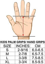 Push Athletic Gymnastics Youth Hand Grips (Purple Camo, Medium)