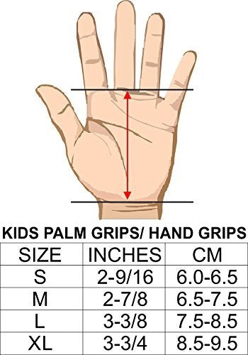 Push Athletic Gymnastics Youth Hand Grips (Purple Camo, Medium)