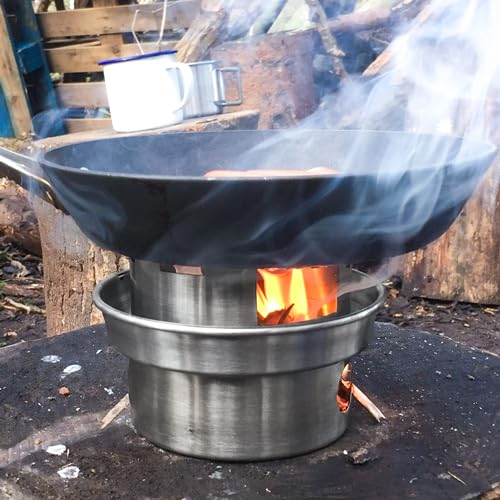 Kelly Kettle Stainless Steel Small Hobo Stove - Fits Trekker Model