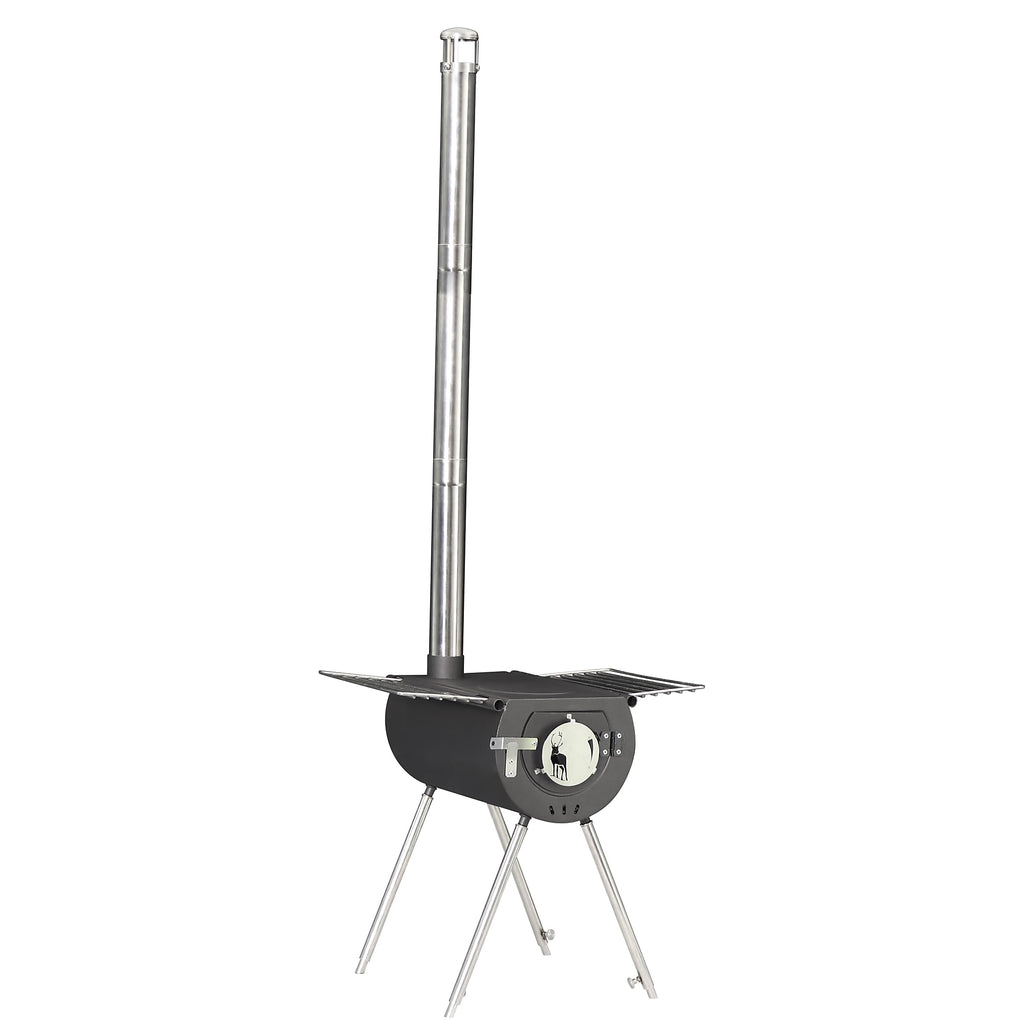 Us Stove Ccs14 Caribou Backpacker Portable Camp Stove - 14 Inch, Black, Small