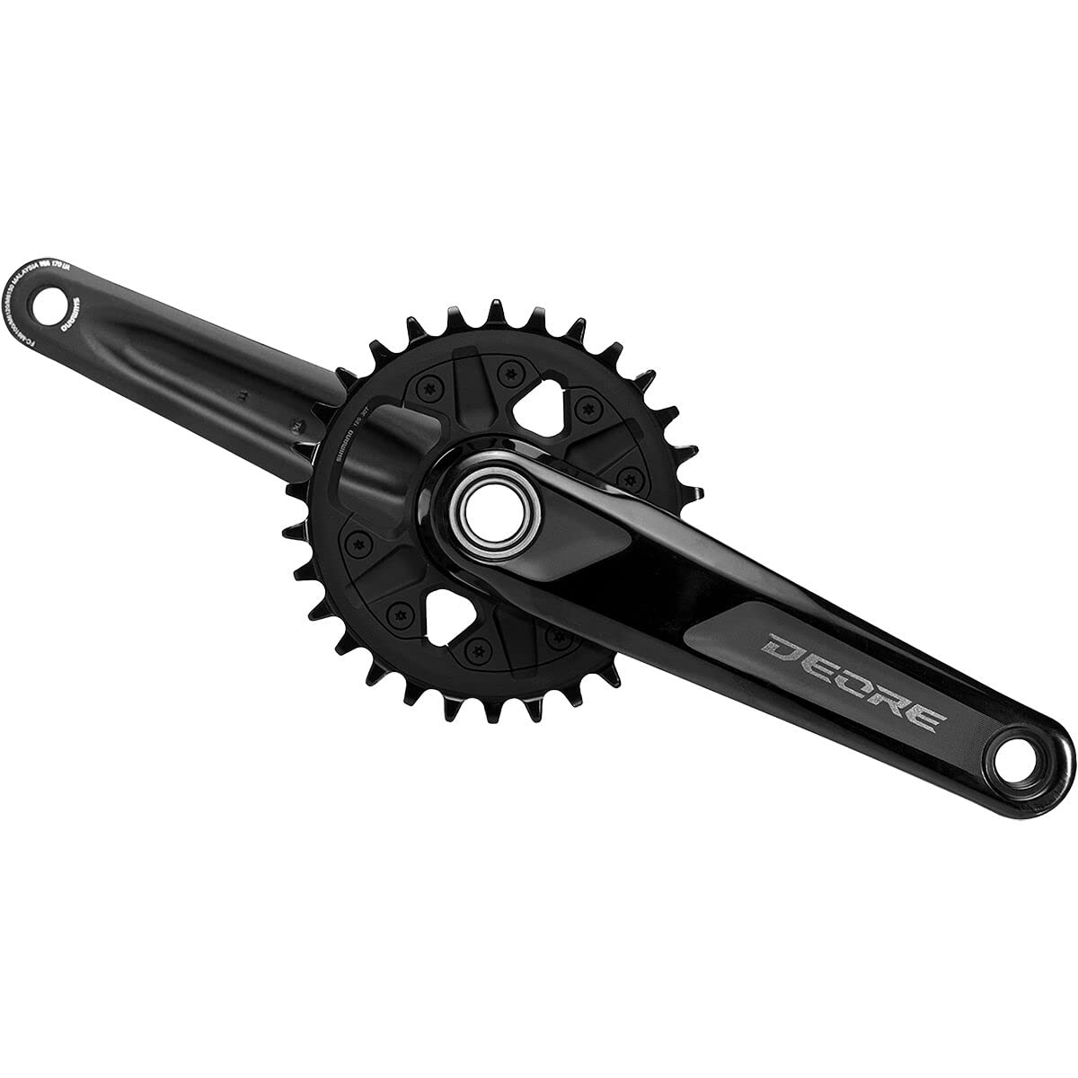Shimano Deore 12 Fc-M6120 Crankset Black, 175Mm/30T