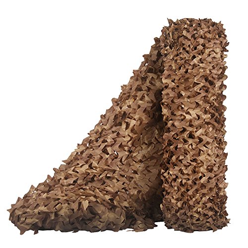 Loogu Camouflage Net For Photography Background Decoration Hunting Blinds (Desert Camo, 15X6M=5X197Ft)