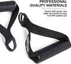 Innstar Upgraded Heavy Duty Exercise Handles, Cable Machine Attachments Resistance Bands Handles With Solid Abs Core Grips Fitne