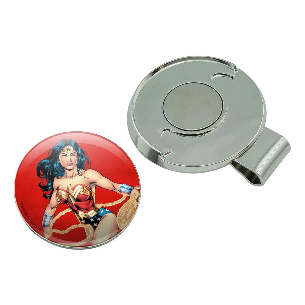 Graphics & More Wonder Woman Character Golf Hat Clip With Magnetic Ball Marker