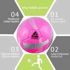 Vizari Hydra Soccer Ball For Kids & Youth | Durable All-Weather Tpu Soccer Ball With Eye-Catching Graphics | Reinforced Rubber B
