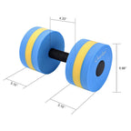 Unaoiwn Water Dumbbells Water Aerobics For Pool Fitness Exercise Lightweight Resistance Aquatic Dumbbell Pool Barbells For Swimm