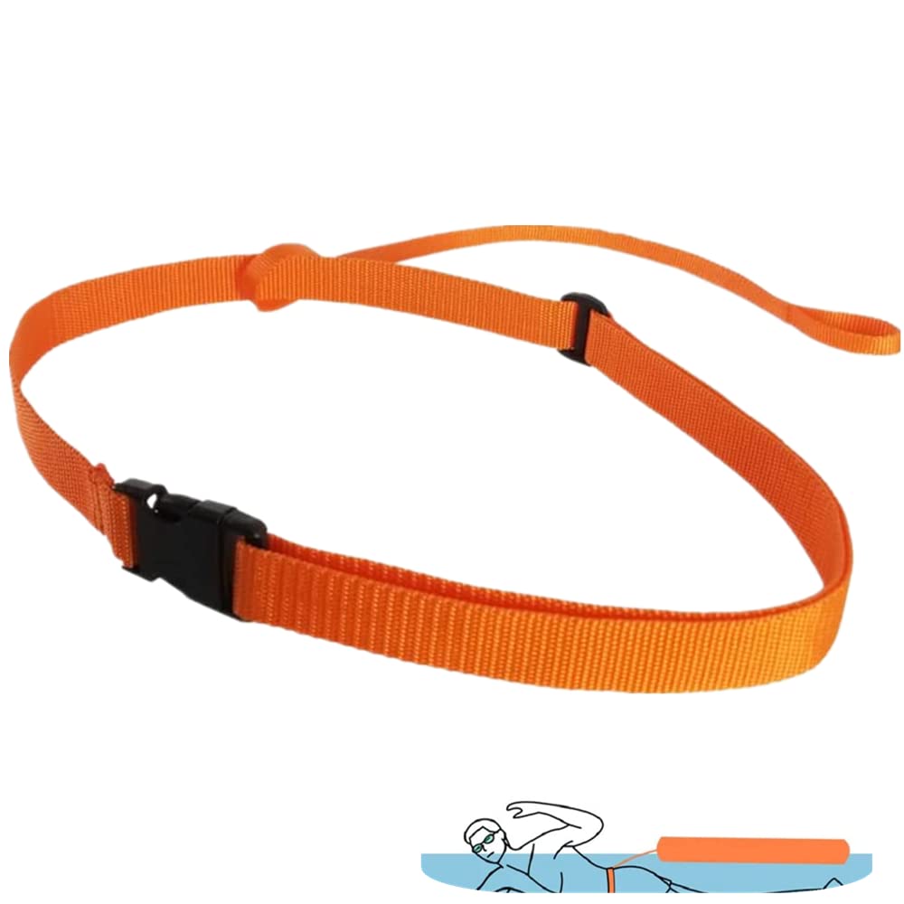 Swim Training Belts, Lifebuoy Strap Waist Belt Swimming Buoy Webbing, Swim Tether Stationary Swimming, Swim Harness Static Swimm