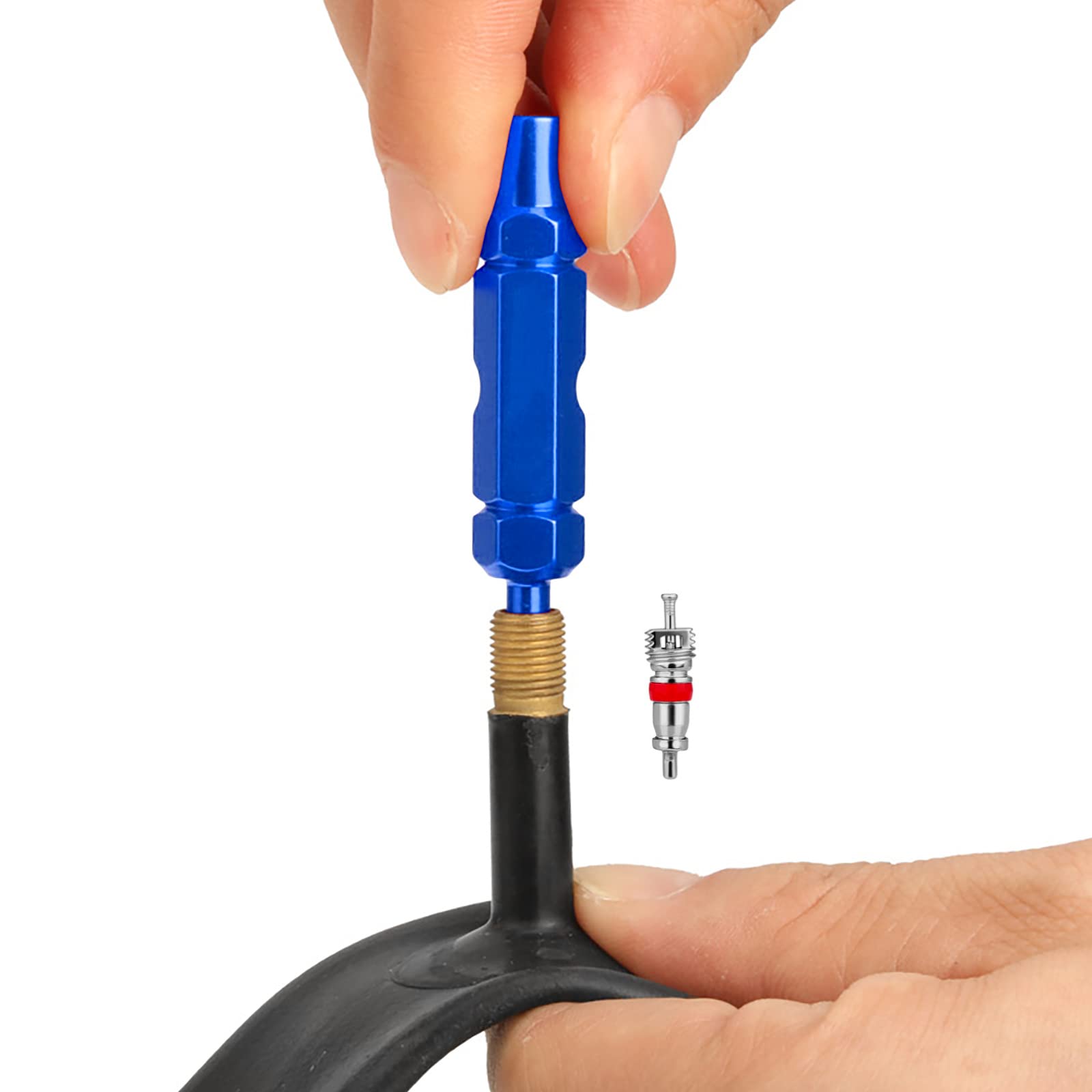 Kievode Valve Core Remover Tool For Schrader And Presta Valves - Perfect For Mountain Bicycle And Road Bike - Easy Inner Tube Re