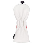 Shabier Golf Sports Style Golf Wood Club Headcover Driver Cover For Taylormade M5 M6 Driver (White 23 Fairway Cover)