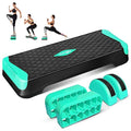 Yes4All 2-In-1 Adjustable Aerobic Stepper With Extra Rocker Balance Board Legs For Home Workout, Step Exercise & Balance Trainin