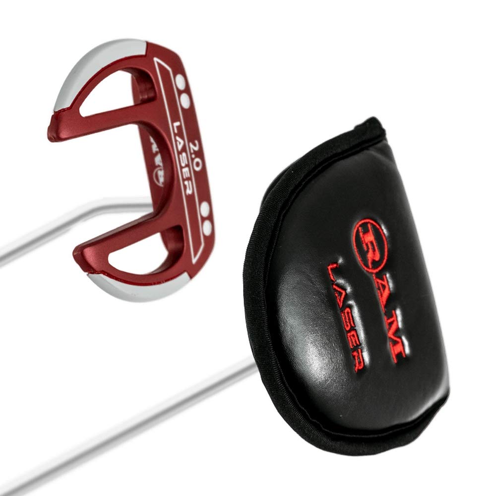 Ram Golf Laser No.2 Putter - Right Hand - Headcover Included - 34''