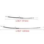 Drive-Up 2Pcs Club Car Precedent 2004+ Brake Cable Stainless Steel Core Driver & Passenger Side And 2018-Up Tempo G&E Golf Cart