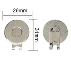 Pinmei Golf Hat Clips Golf Ball Marker Holder Golf Cap Clips Value 5Pcs Golf Gift For Golfer Women And Men (Sliver)