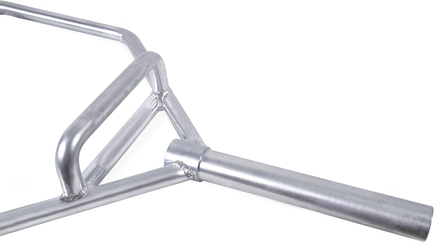 Cap Barbell Mega Olympic Trap Bar, Deadlift Bar, Hex Bar With Combo Neutral Grips, Chrome - New Version (Obis-91Hc)