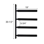 Extreme Max 3006.8471 Horizontal Surfboard/Sup Storage Rack - Quad