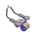 ZOOMELLA Abdominal Roller Wheel Strength Training for Men Women Home Gym Accessory Violet Sporting Goods|Fitness, Running & Yoga
