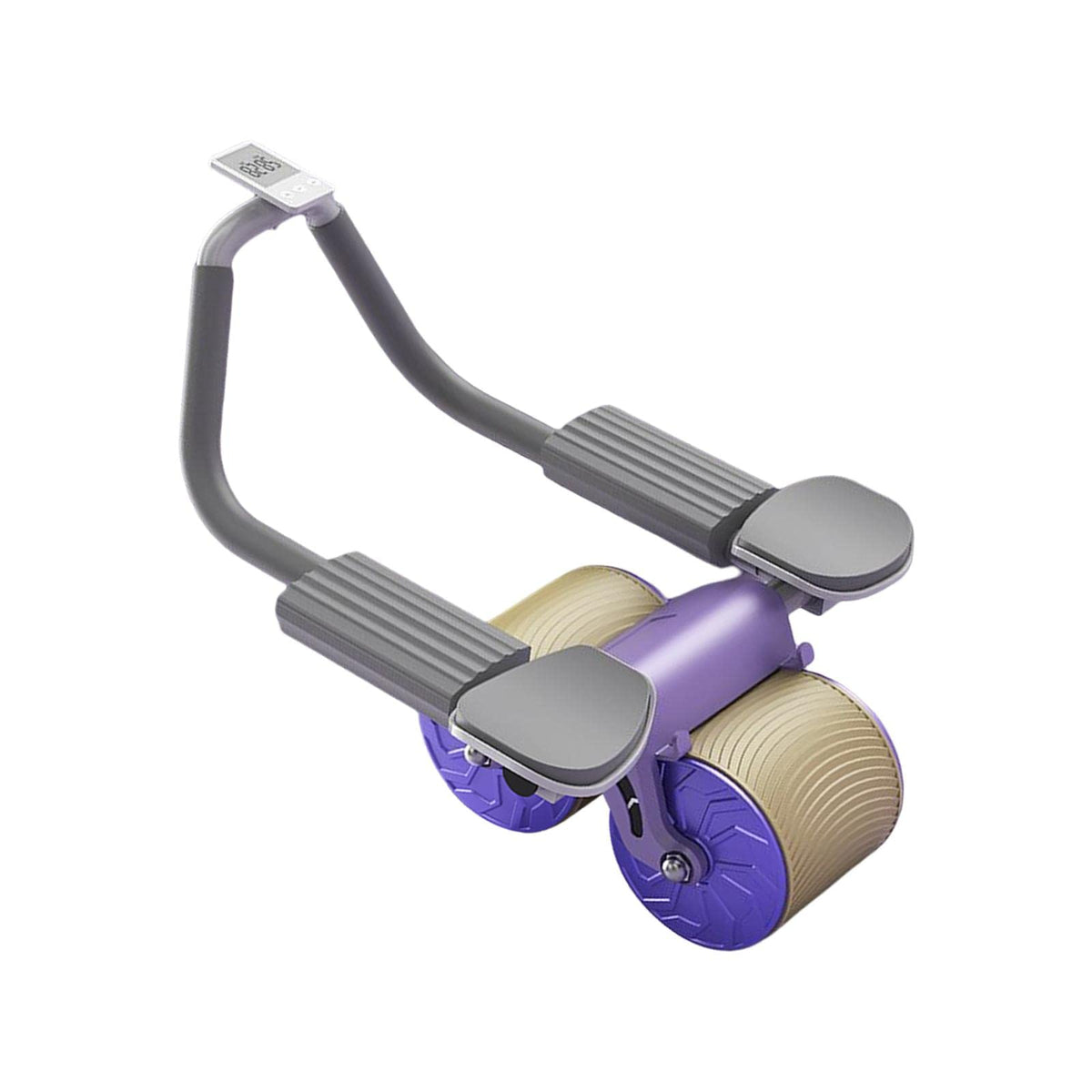 ZOOMELLA Abdominal Roller Wheel Strength Training for Men Women Home Gym Accessory Violet Sporting Goods|Fitness, Running & Yoga