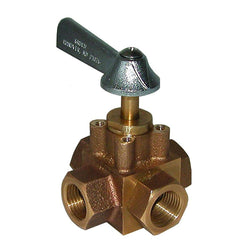 Groco 1/2'' 4-Port Tank Selector Valve