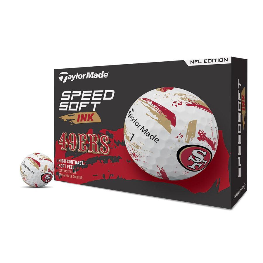 TaylorMade Golf Speed Soft Ink NFL Minnesota Vikings Dozen