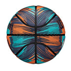 WILSON NBA DRV Pro Streak Outdoor Basketball - Size 6-28.5, Blue/Orange