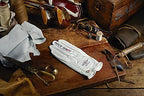 Nice Shot The Bird Golf Glove White Cabretta Leather Men'S Left Hand - Cadet Xlarge