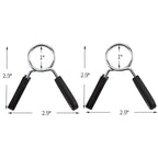Eastygold Dumbbell Spring Clip Circlip Collars Barbell Weight Bars Clamps Clips Fitness Weightlifting Lock Buckle 1 Inch For Sta