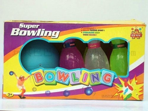 Az Trading & Import Ps9001 7'' Super Bowling Set Toy For Kids
