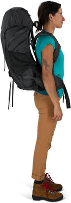 Osprey Renn 50L Womens Backpacking Backpack, Dark Charcoal/Gray Wolf