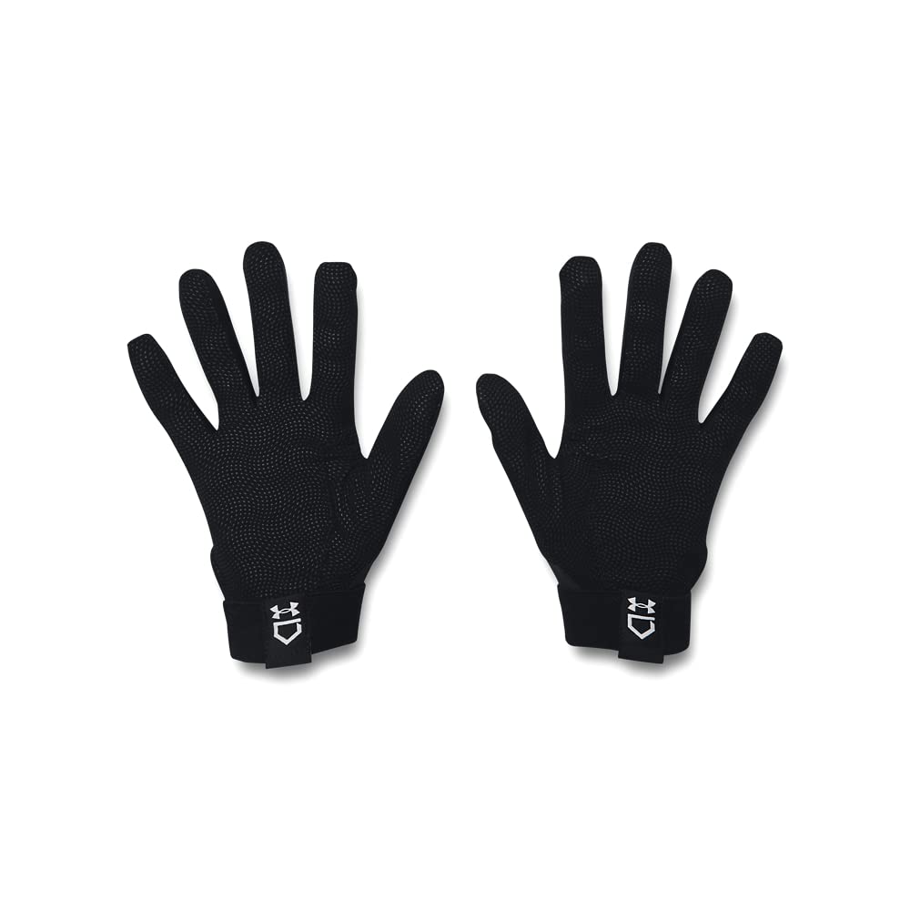 Under Armour Womens Radar Softball Gloves , (001) Black / Black / White , X-Large