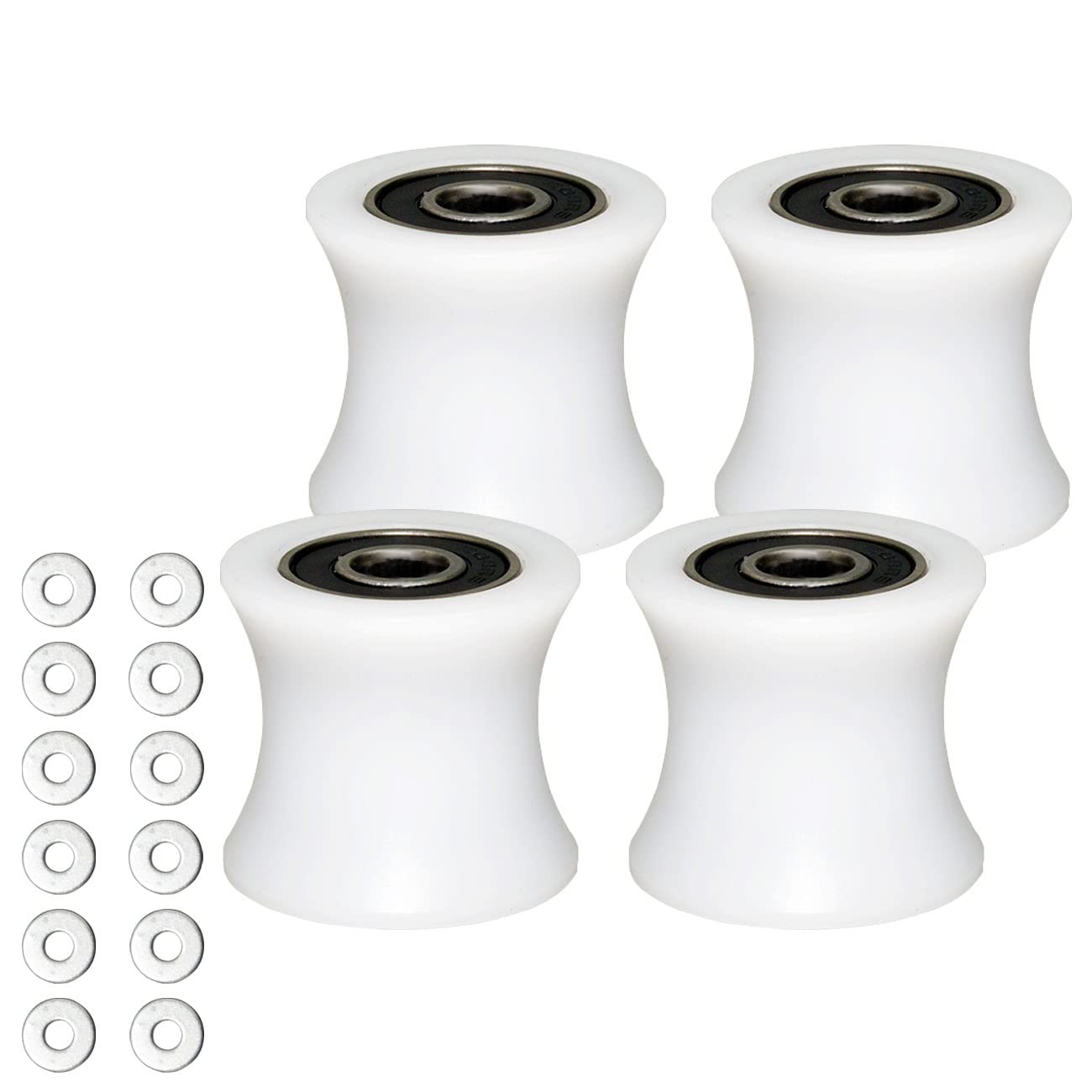 Total Trainer Rollers/Wheels Of 4 For Models Dlx, Dlx Ii, Dlx Iii, Adv Dlx, Pilates, Pilates Pro 2500, 3000, 4000,570, 2000 (Whi