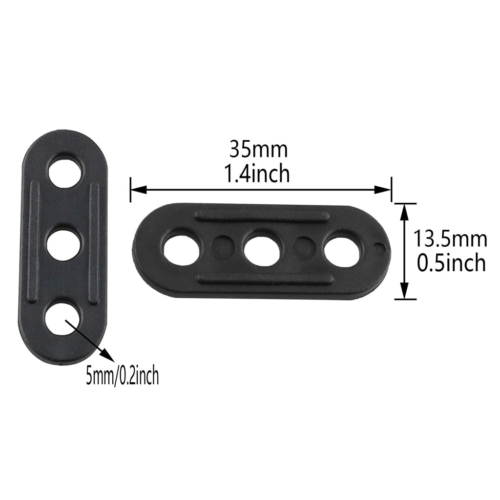 Zzlzx 30Pcs Tent Wind Rope Buckle Fastener Plastic Cord Tensioners Rope Adjuster For Outdoor Activities Camping Hiking Picnic