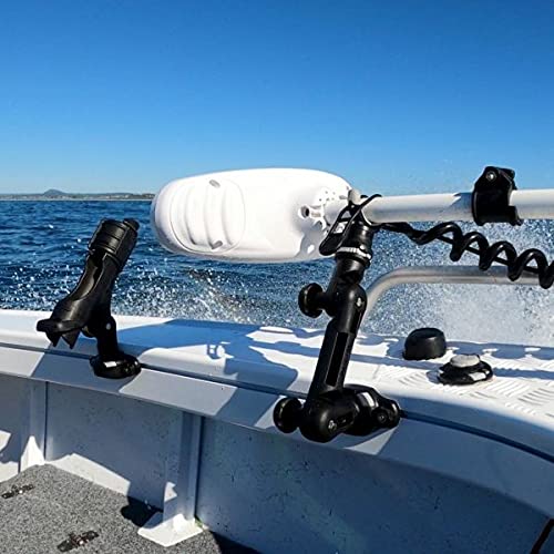 Railblaza Trolling Motor Mount Stabilizer For Bow Mount Trolling Motor, Compatible With Tracker, Crestliner, Lowe And More (Base