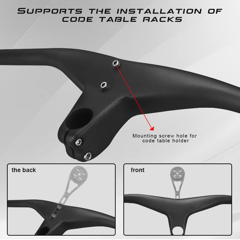28.6Mm Integrated Mtb Carbon Handlebar Rxl Sl Carbon Mountain Bar And Stem Back Angle 5Carbon Handlebars Mountain Bike Integrate