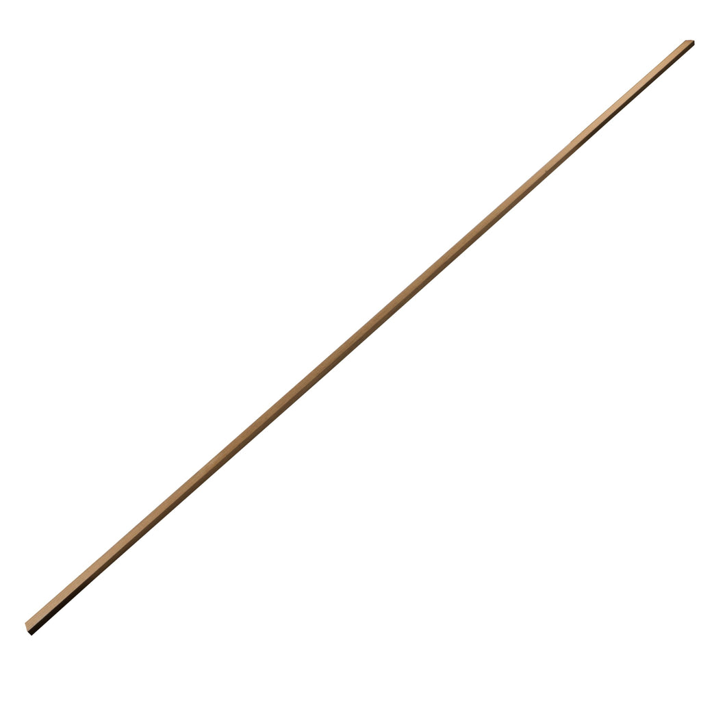 Whitecap 60854 Teak 3/8'' H X 3/4'' W Small Stop Molding - 5' Length