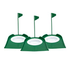 Shu-Ran 9 Pack Golf Putting Cups And Flag, Plastic Golf Training Aids With Golf Ball Retriever Mini Golf Hole For Kids Adults, P